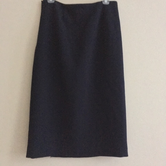 Michael Kors long navy elegant side-slit skirt - Picture 7 of 10